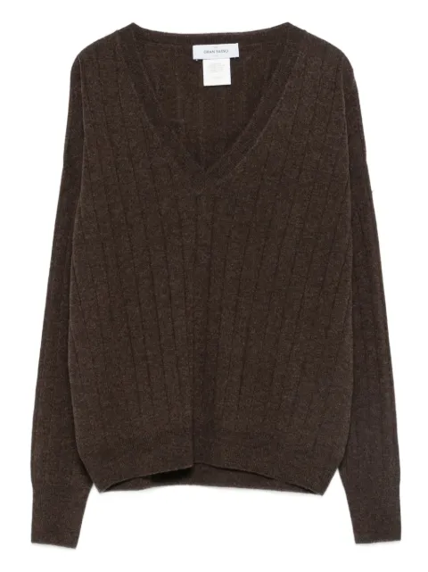Gran Sasso v-neck sweater Brown 5423512832