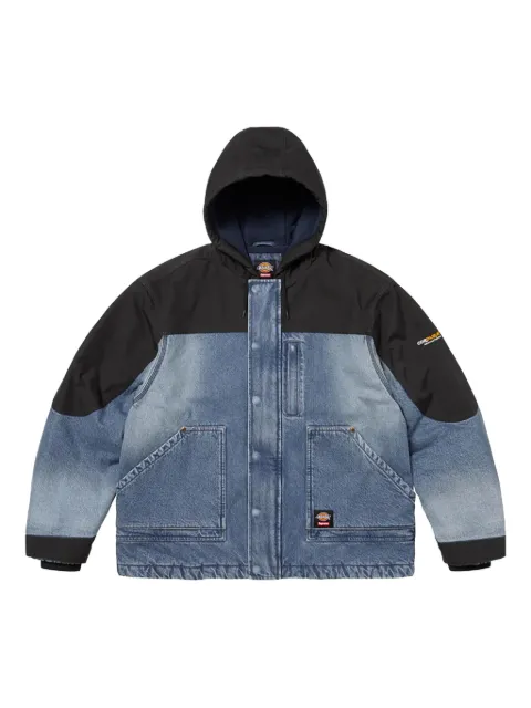 Supreme x Dickies® hooded-neckline work jacket Blue SU25950