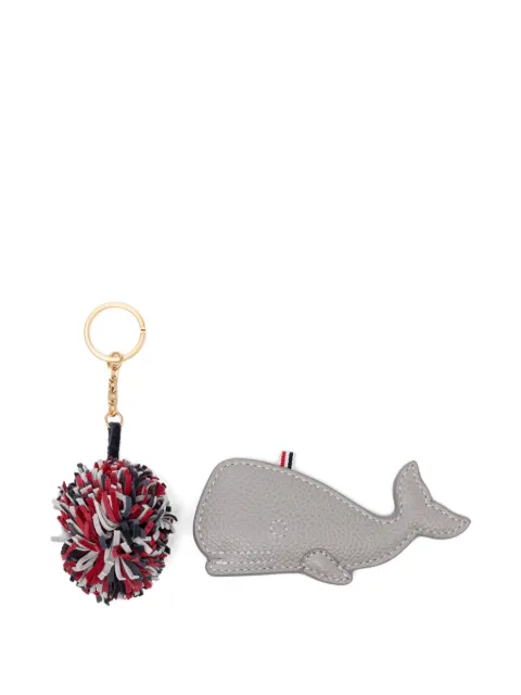 Thom Browne puffy whale key ring Grey UAM085A00198