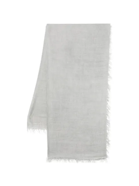 Faliero Sarti Enry frayed scarf Grey I260038