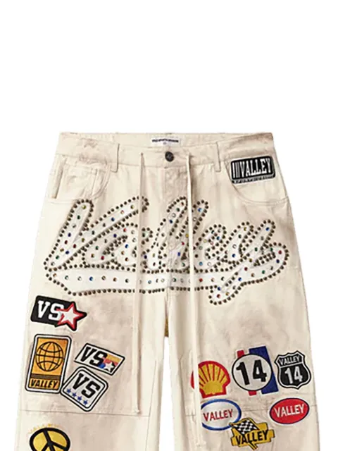 Vale 1980s Painters shorts Neutrals VALE07001CSPCM