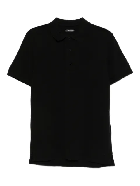 TOM FORD short-sleeve polo shirt Black JPS011JMT013