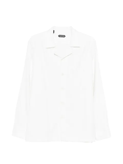 TOM FORD herringbone shirt White HXH011FMC292