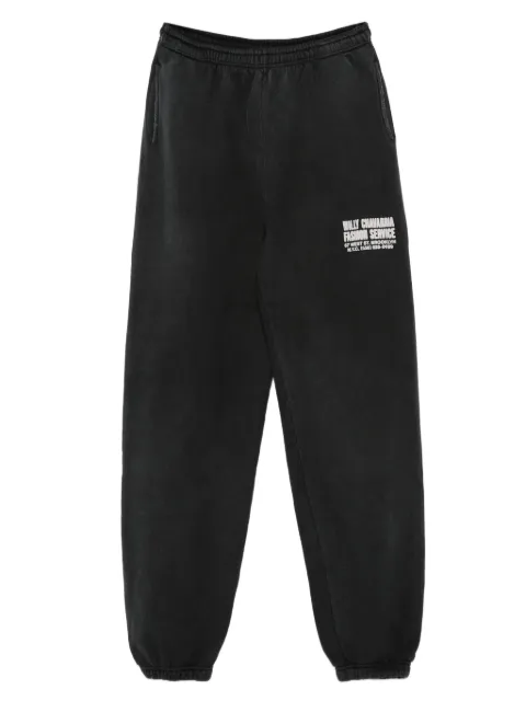 Willy Chavarria Fashion Services track pants Black WCJSY0114001