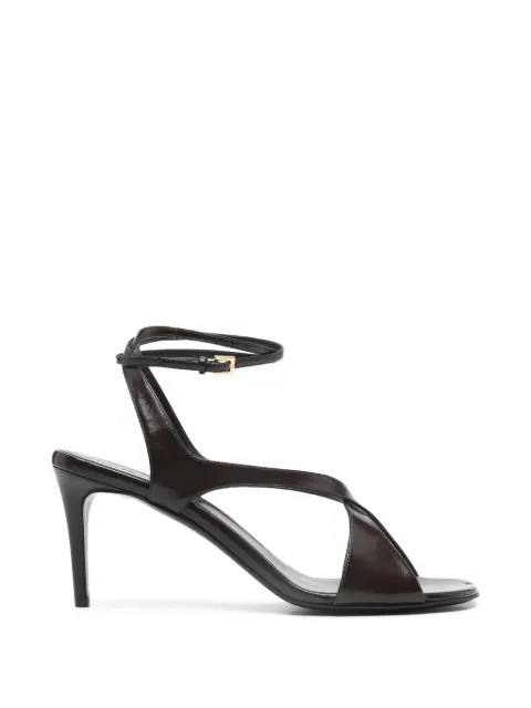 KHAITE Liria ankle strap sandals Brown F3100943
