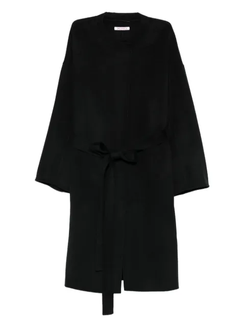 Liska belted wool coat Black 7107182BLACK