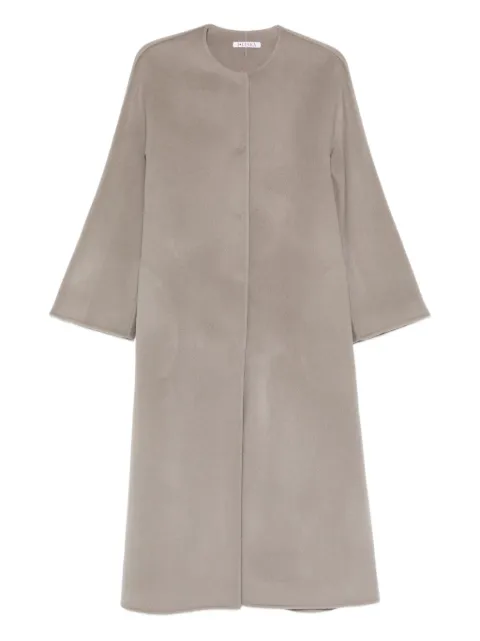 Liska single-breasted coat Grey 712181LIGHTGREY