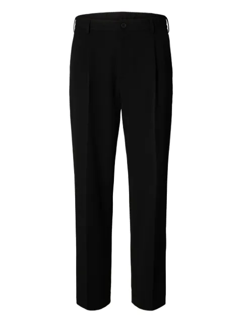 SELECTED pleated trousers Black 16097529