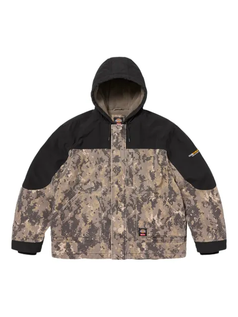 Supreme x Dickies® hooded work jacket Black SU25949