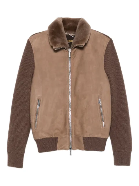 Moorer zip jacket Brown MOUBO100096CAB