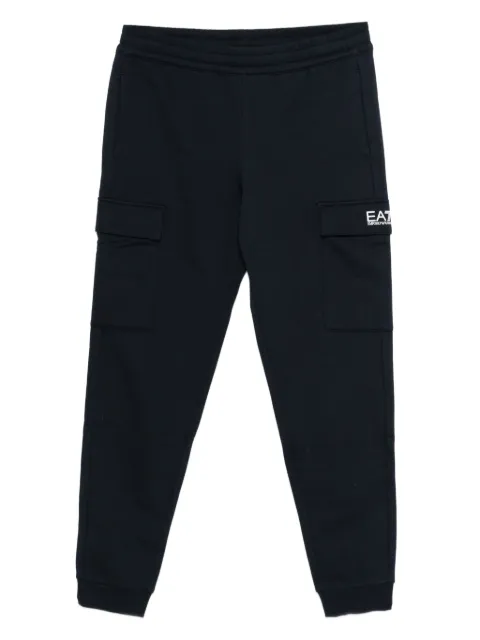 Ea7 Emporio Armani logo-detail cargo track pants Blue 8NPP68PJVTZ1562