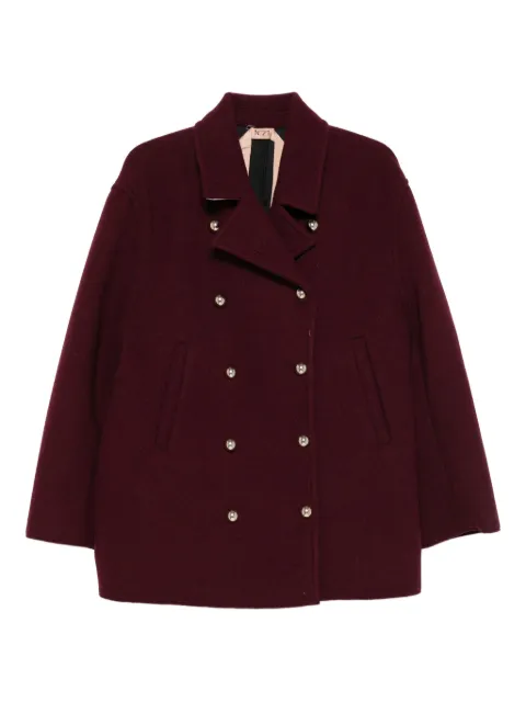 Nº21 double-breasted coat Red 25IN2M0O05146024519