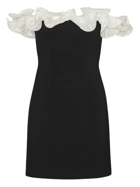 ROTATE BIRGER CHRISTENSEN ruffle mini dress Black 115250100