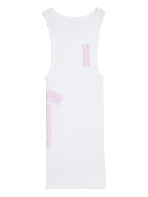 Chrome Hearts T Bar Rib tank top White CHRM0263