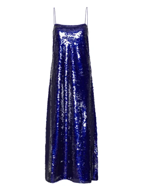 ROTATE BIRGER CHRISTENSEN embellishment maxi dress Blue 1149781587