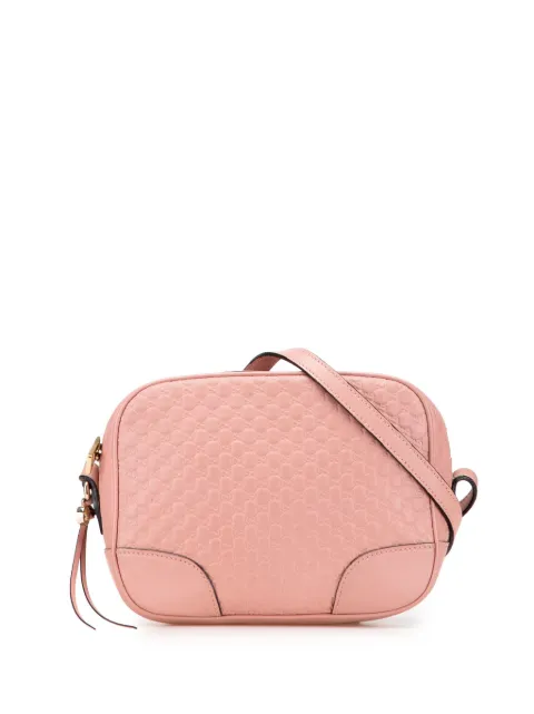 Gucci Pre-Owned 2000-2015 Microguccissima Bree crossbody bag Pink OFO8B12SUDGYMO3M