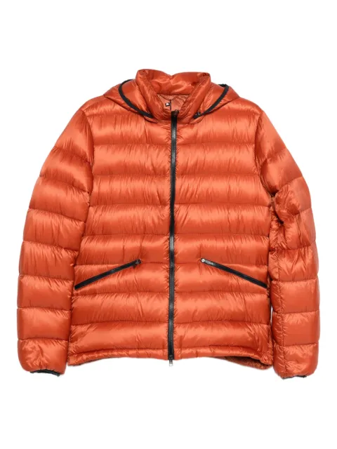 Herno hooded zip-fastening jacket Orange PI001299U12020Z