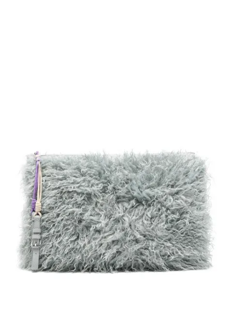 TWINSET wrist-strap clutch bag Grey 252AQ8010