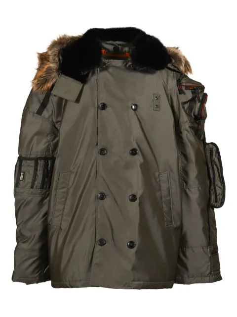 Martine Rose Bumbag rain jacket Grey 747WO16003GRY