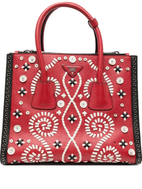 Prada Pre-Owned Twin Pocket tote bag Red DPVC8868