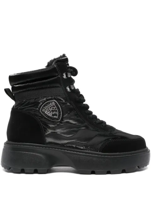 Blauer quilted boots Black F5BLANCA03NYP