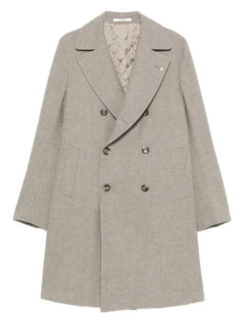 Tagliatore double-breasted wool coat Grey ARDENTRA55
