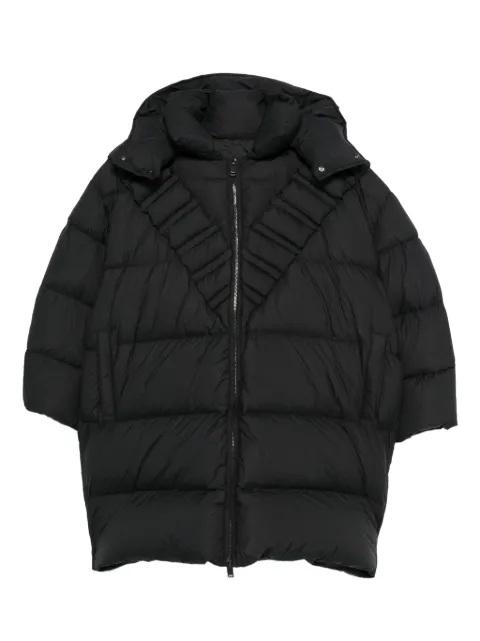 RAXXY hooded oversized coat Black CRDJ100