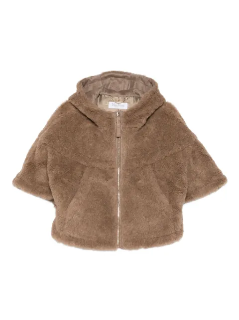 Max Mara hooded zip-up jacket Brown 2524736182600