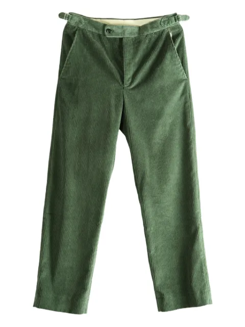 BODE corduroy trousers Green MRF25BT022