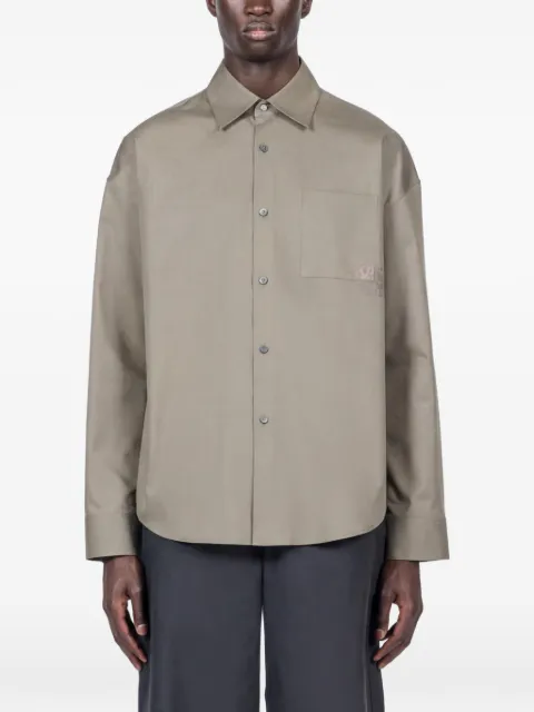 LOEWE shirt in cotton Brown H526Y05XAN