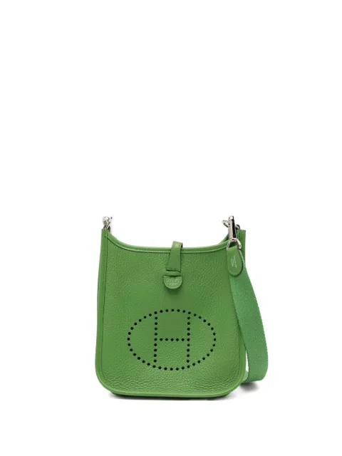 Hermès Pre-Owned Evelyne TPM PHW mini bag Green DPVC8895