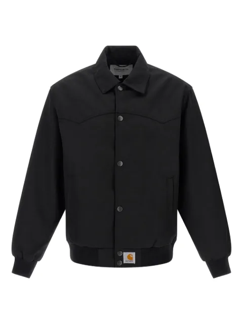 Carhartt WIP logo patch ribbed Ray jacket Black I0356228901