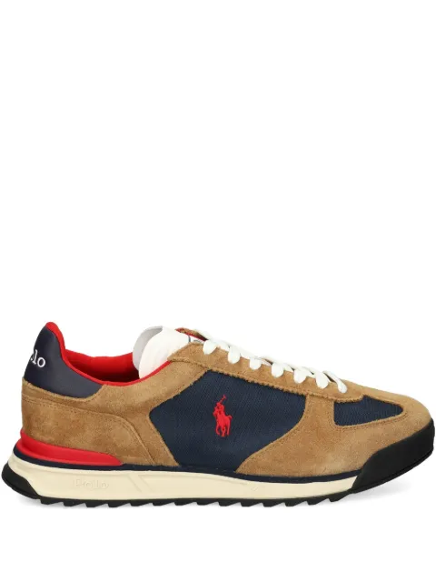 Polo Ralph Lauren Varick suede-panelled sneakers Brown 809974040001