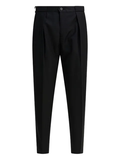 Briglia 1949 pleated straight-leg trousers Black PORTOBELLOW40012300010