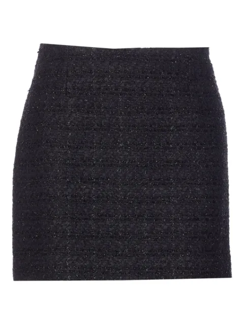 Tagliatore tweed mini skirt Black MAY160043N1287