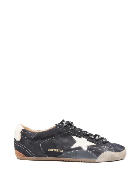 Golden Goose True-Star trainers in dark blue suede with white nappa leather star and heels tab Grey GWF00922F008370
