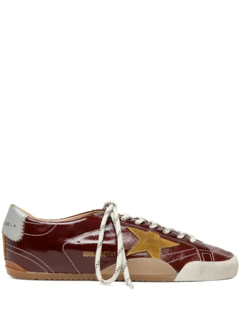 Golden Goose True-Star in burgundy naplak with suede star Red GWF00922F007392