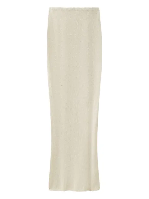 Asta Resort Carolina floor-length maxi skirt Neutrals ARSS24CASI