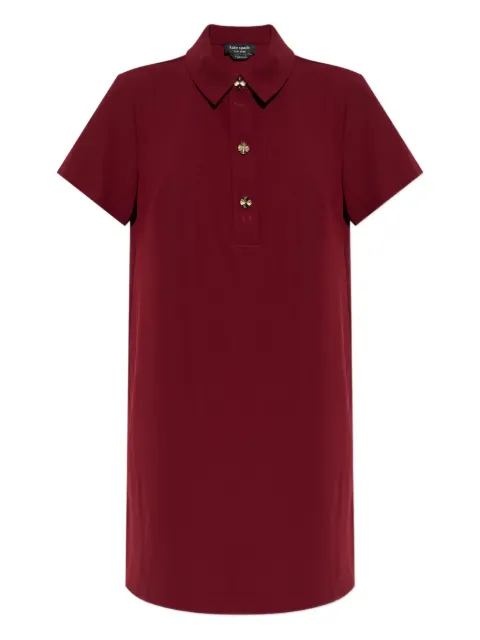 Kate Spade collared button mini dress Red KM735