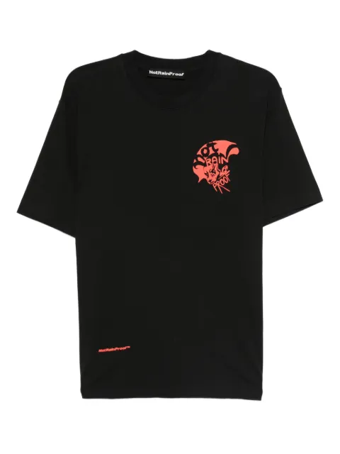 NotRainProof graphic-print crew-neck T-shirt Black 25T134O1NRP99