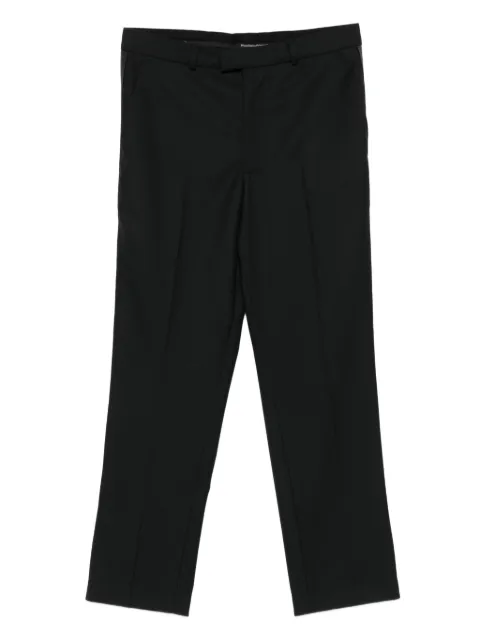 NotRainProof pressed-crease tailored trousers Black 25B802382400RJ443NRP99
