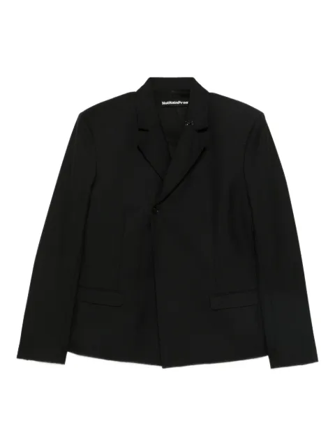 NotRainProof single-breasted blazer Black 25J800382288397400NRP99