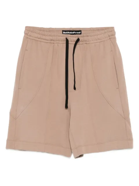 NotRainProof panelled drawstring-waist shorts Neutrals 25B062A205295NRP64