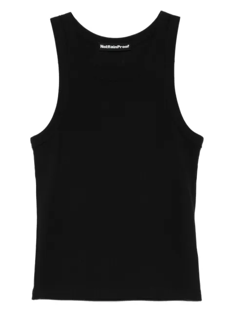 NotRainProof ribbed tank top Black 25T145204NRP99