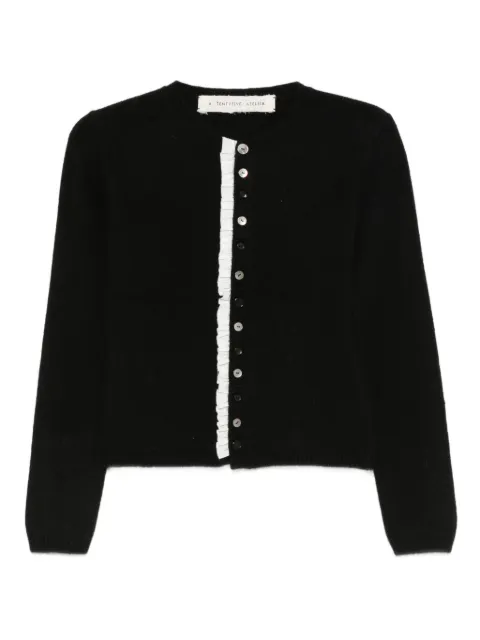 A Tentative Atelier button-up cardigan Black A2324857