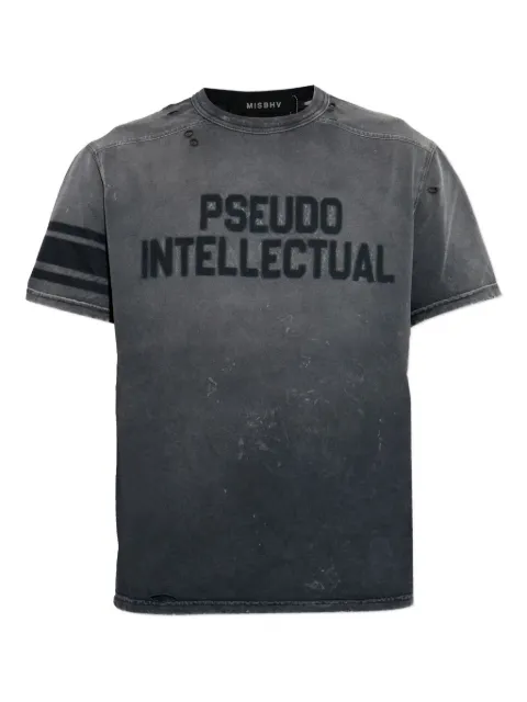 MISBHV distressed-finish T-shirt Grey 251M114