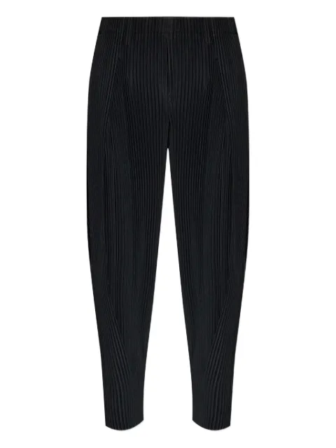 Homme Plissé Issey Miyake pleated trousers Black HP58JF153