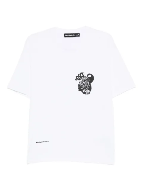 NotRainProof graphic-print T-shirt White 25T134B1NRP10