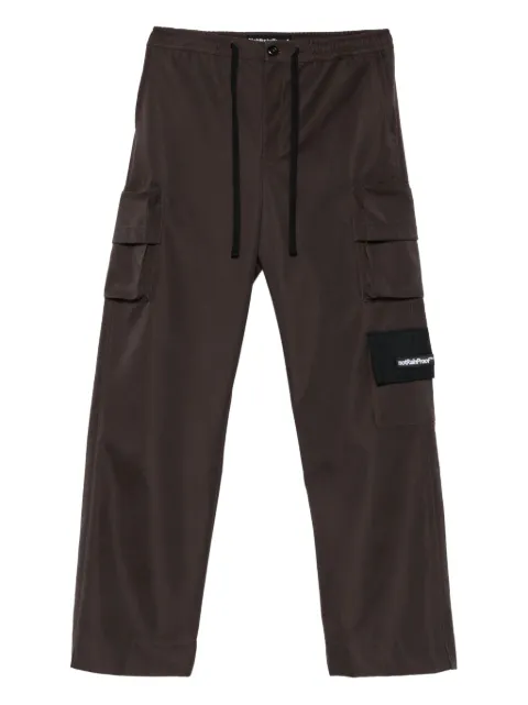 NotRainProof logo-appliqué cargo trousers Brown 25B054313314400TXN3NRP69
