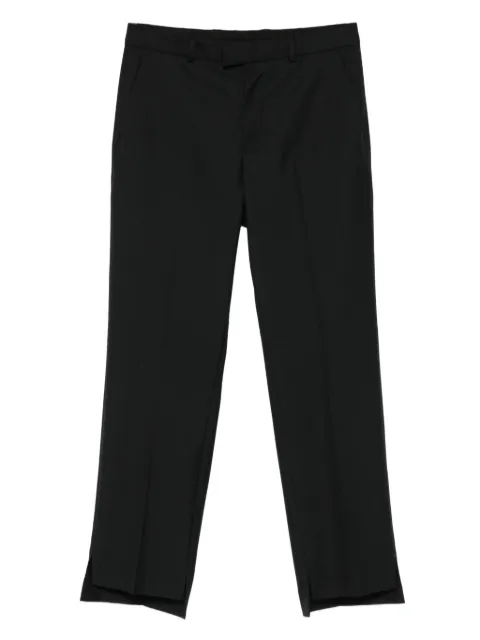 NotRainProof side-slit tailored trousers Black 25B800382400RJNRP99M